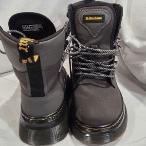 Doc Dr Martens Tarik Boots Gray Lace Ankle Utility Combat Mens 6 Womens 7 Unisex